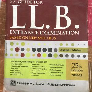 Llb Entrance Preparation Book