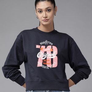 Women Crop Sweatshirt