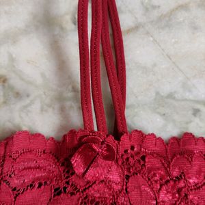 Red Bralette (Size-XS)