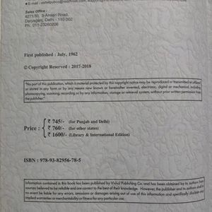 Physical Chemistry For BSC Students