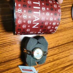 New Titan Watch Raga With Dimond And 22karat Gold