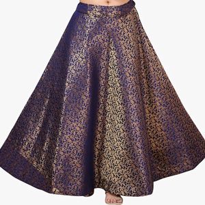 FEMEZONE Chanderi Silk Long Skirt