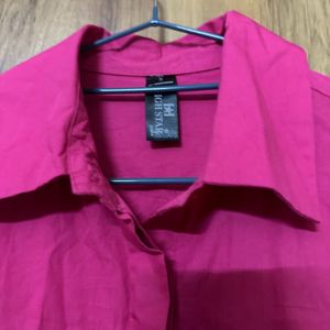 high star hot pink shirt