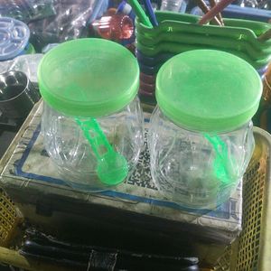 Plastic Dibba Set 6 Pcs