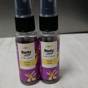 Combo Of 2 Plum Vanilla Vibes Body Mist