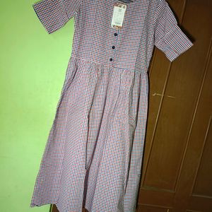 Beautiful New Stylish Cotton Dress With Tag