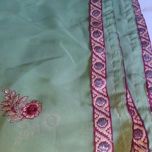 Embroidery Saree