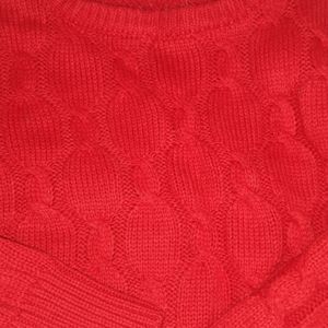 Red Woolen Sweater❤️