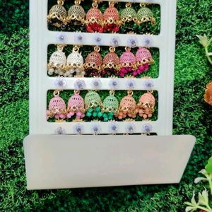 🆕🆕Jhumki Earrings Combo (Pack of 12)