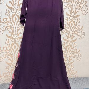 Purple Kurta Set