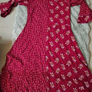 Magenta Kurta Leggings Set