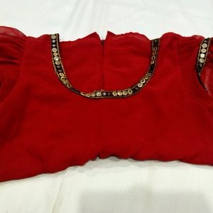 RED BLOUSE