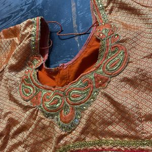 CHANDERI SILK BLOUSE