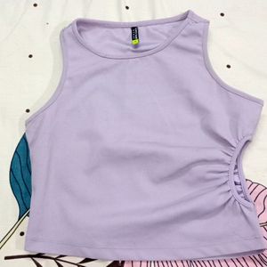 Lavender Crop Top (S)