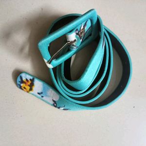 Sea Green Dress With Belt