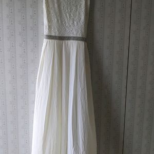 Creamish White Gown For Sale