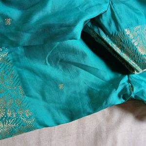 Sea Green Silk Saree