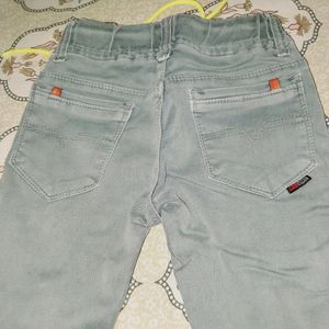 Grey Colour New Jeans