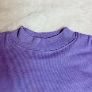 Lavender Crop Top