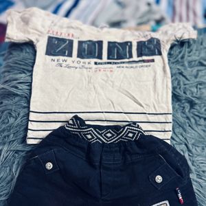 Baby Boy Shorts Set