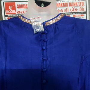 Tanasya Brand Silk Kurti With 2 Side Pockets