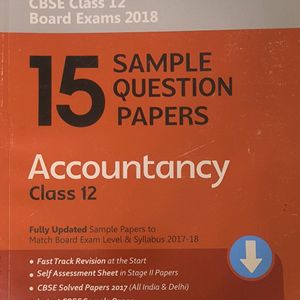 Arihant Accountancy Sample Papers