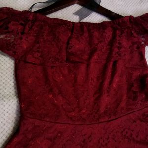 Red Lace Dress