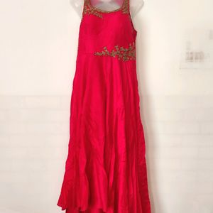 Pink Ethnic Gown (Women's)