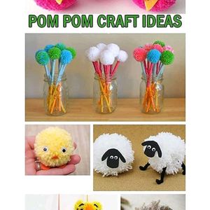 Pack of 50 Big Size  Premium Wool Pompom Balls