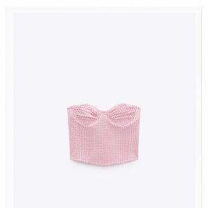 New Zara Pink Corset🩷