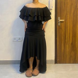 Party Black Gown