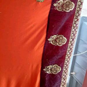 Women Embroidered Saree