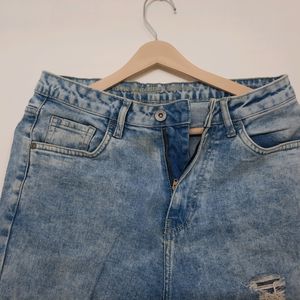 High Waist Boyfriend Jeans