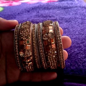 Bangles With Diamond Work