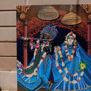 Iskcon Radha Krishna Painting