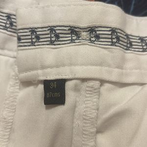 White Indian Terrain Shorts - Regular Fit