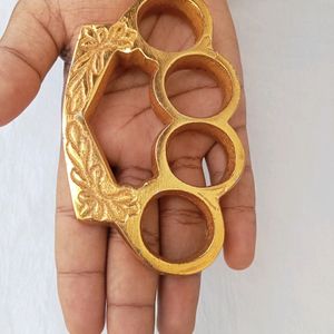 Golden Knuckles For Self Defence