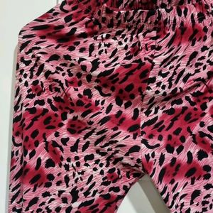 Cheetah Print Leggings For Girls