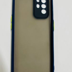 Neon Cheome Case Navy Blue For Oppo F19 Pro +