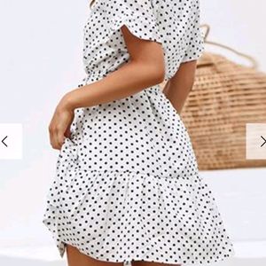 Street Style Stalk Polka Dress