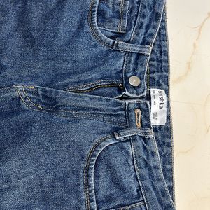 Women Blue Straight Fit High-Rise Jeans