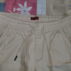 Beige Jogger Pant