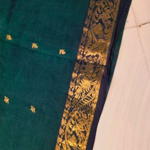 Cotton Silk Pure Gadwal Saree