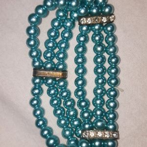 Blue Pearl Bracelet