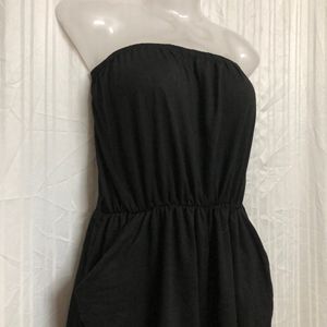 Streetwear Society Black Jumpsuit