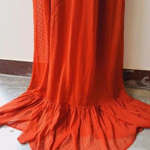 Rust Brown Maxi Dress