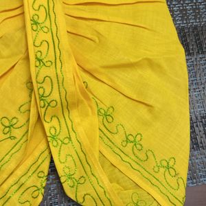 Dhoti With Embroidery For Kids