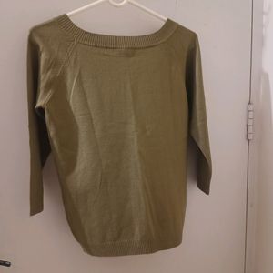 Zara Top - Olive Color