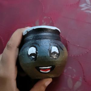 Small Earthen Pot For Decoration And Plants