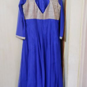 Royal Blue Anarkali Suit